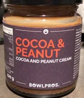 cocoa and peanut cream
