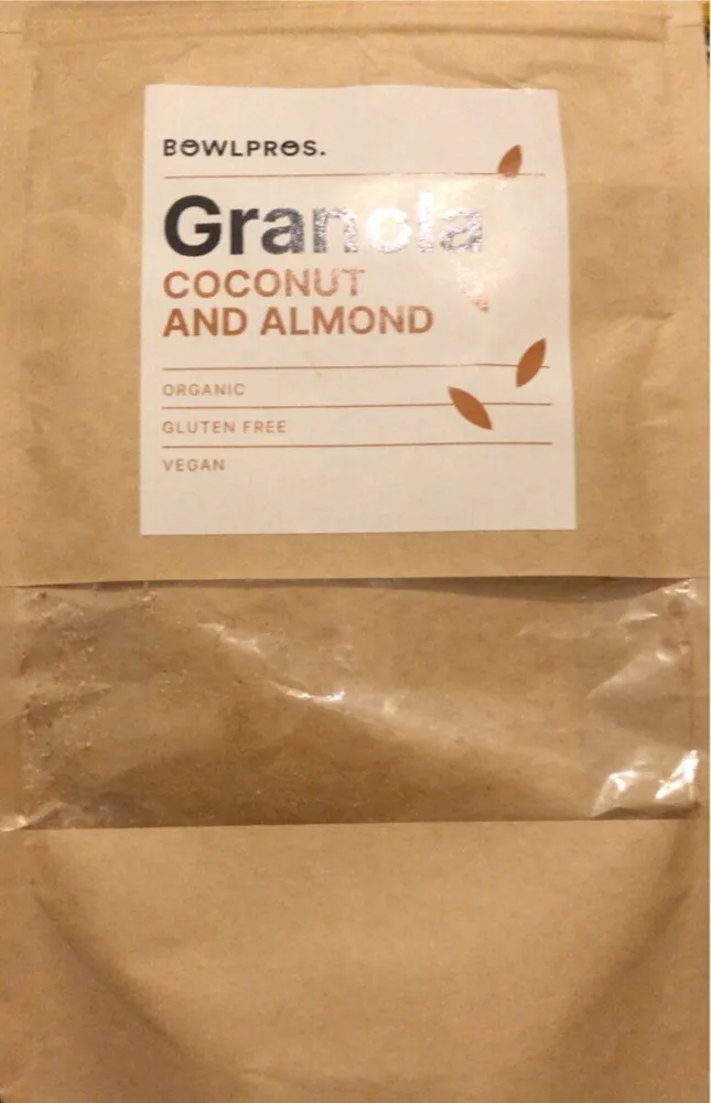 Granola ciconut and almond