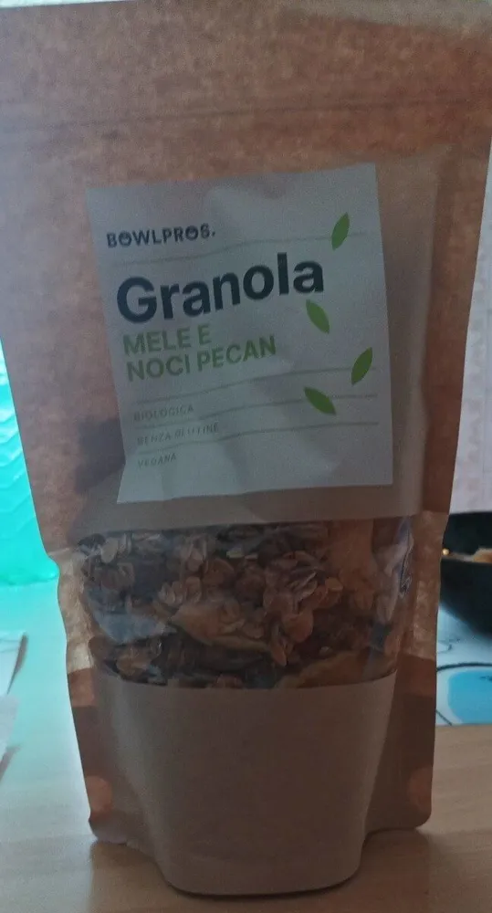 Granola mele e noci pecan