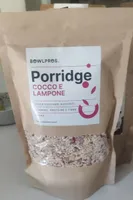 Porridge cocco e lampone