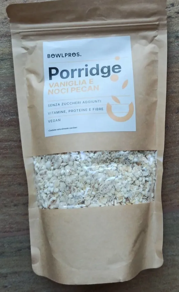 Porridge vaniglia e noci pecan