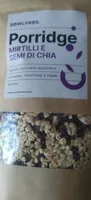 Porridge mirtilli e semi di chia