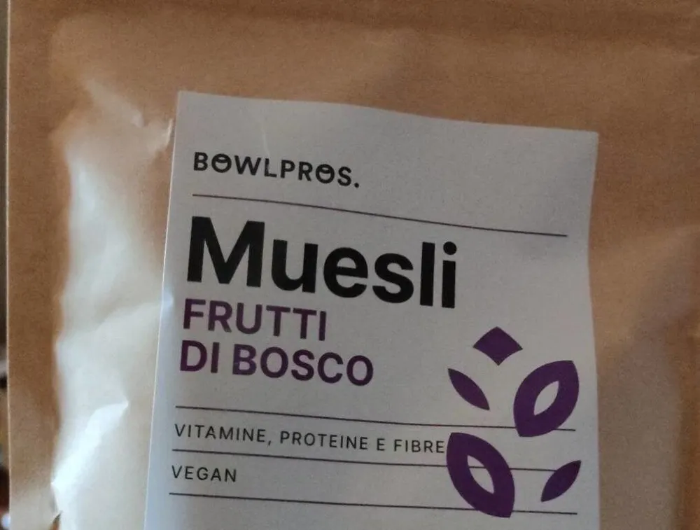 Muesli frutti di bosco