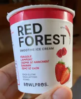 Red forest smoothie ice cream