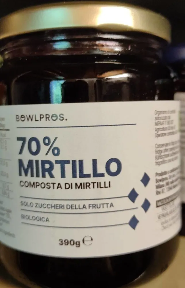 Composta di mirtilli