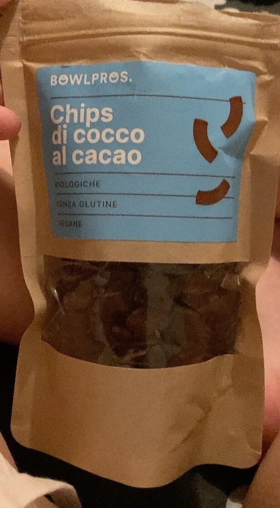 Chips di cocco al cacao