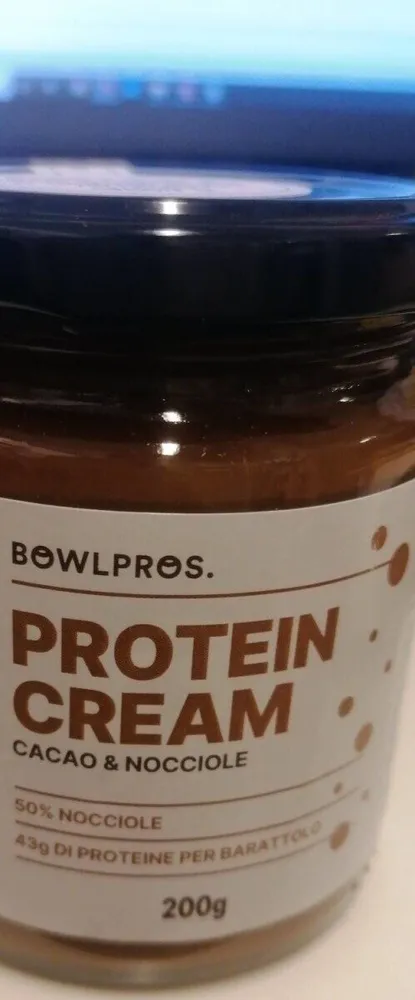 Protein cream cacao nocciole