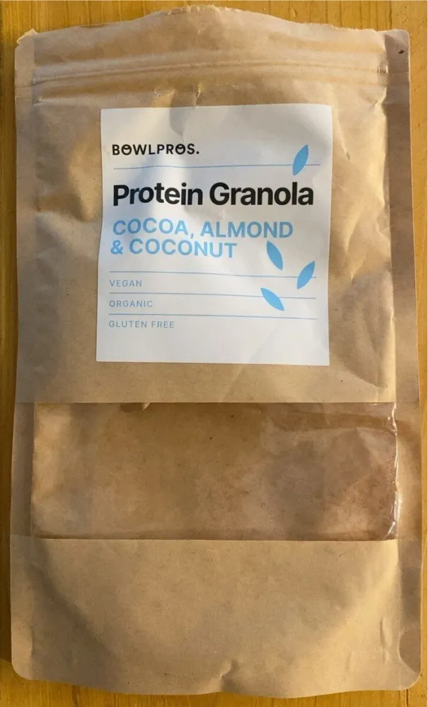 Protein granola cocoa,almond e coconut