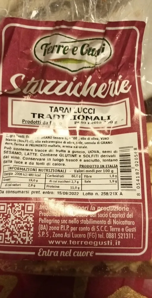 Tarallucci tradizionali