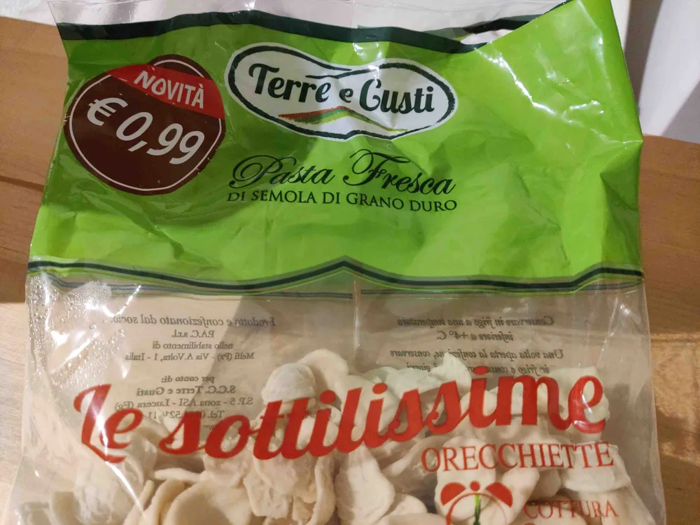 Orecchiette Pasta Fresca