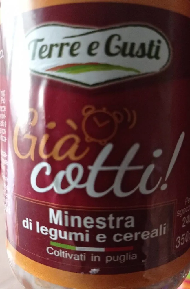 Minestra di legumi e cereali
