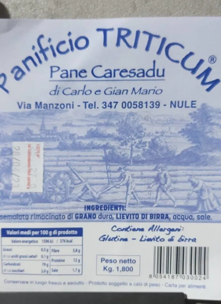 Pane caresadu