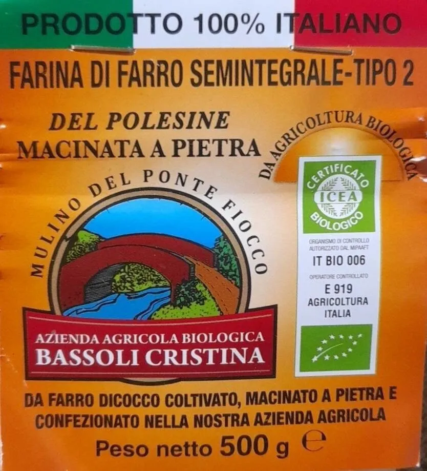 Farina di farro semintegrale tipo 2