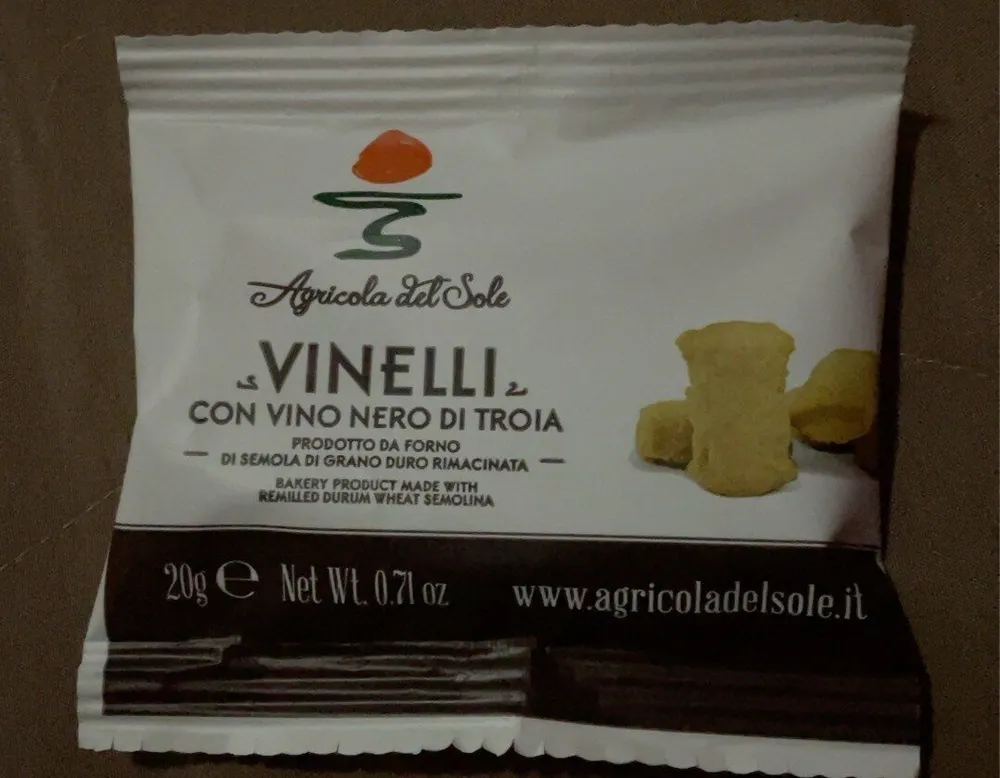 Vinelli con vino nero di troia