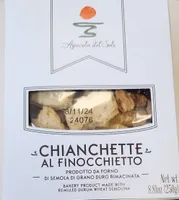 Chianchette al finocchietto