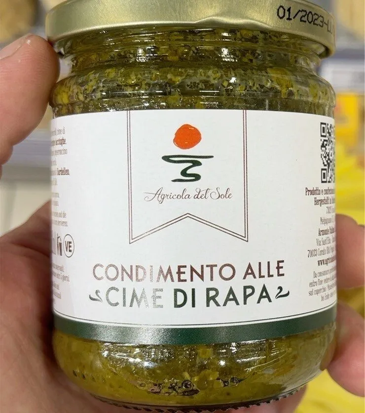 Condimento alle cime di rapa