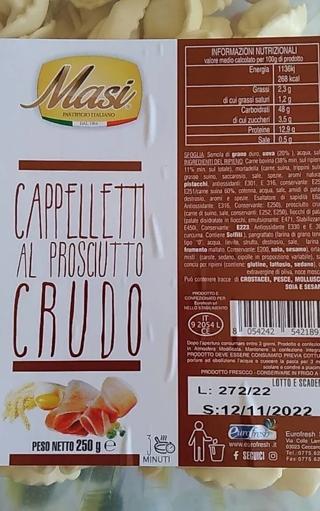 Cappelletti al prosciutto crudo