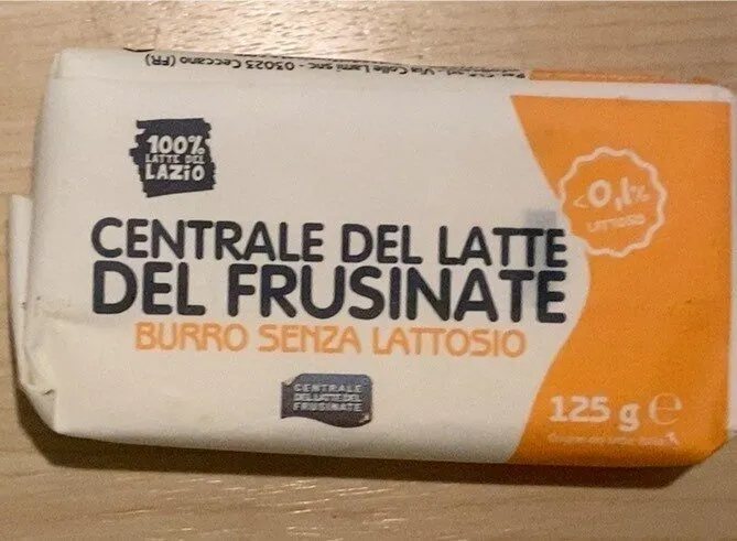 Burro senza lattosio