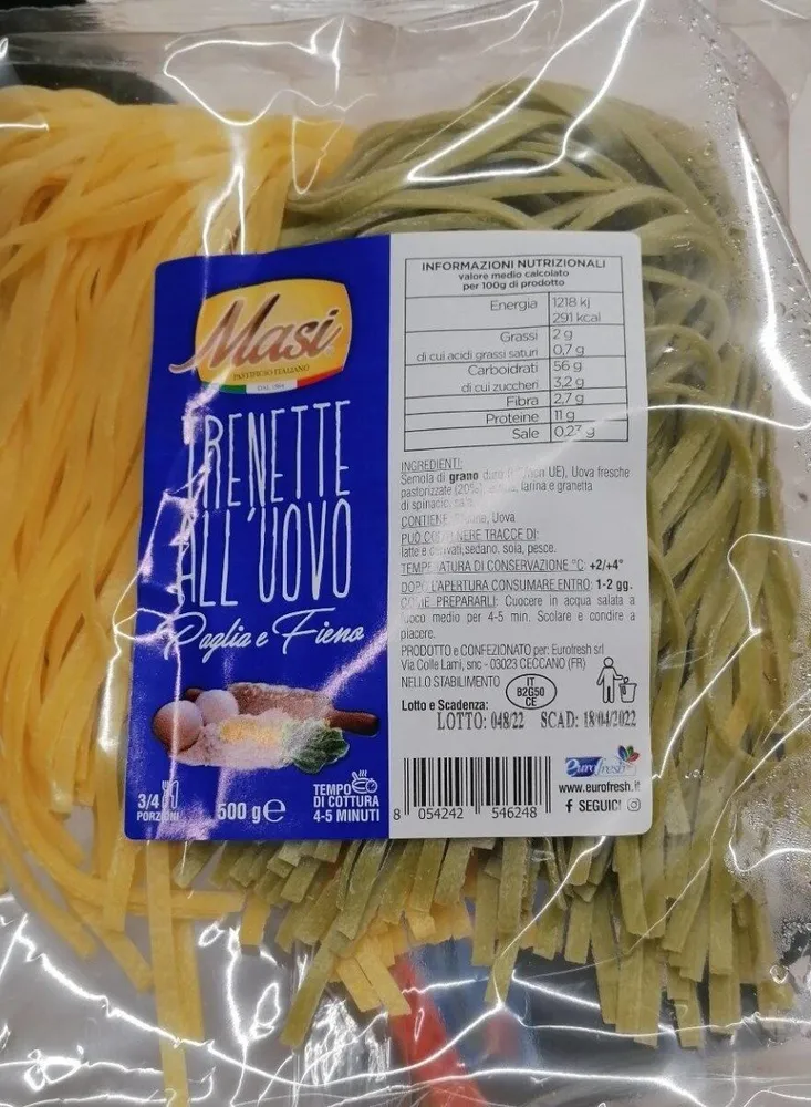 Pasta frasca all'uovo