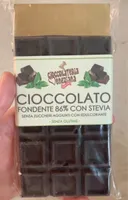 Cioccolato fondente 86% con stevia