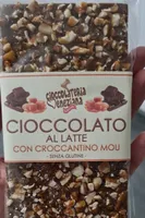 Cioccolato al latte con croccantino mou