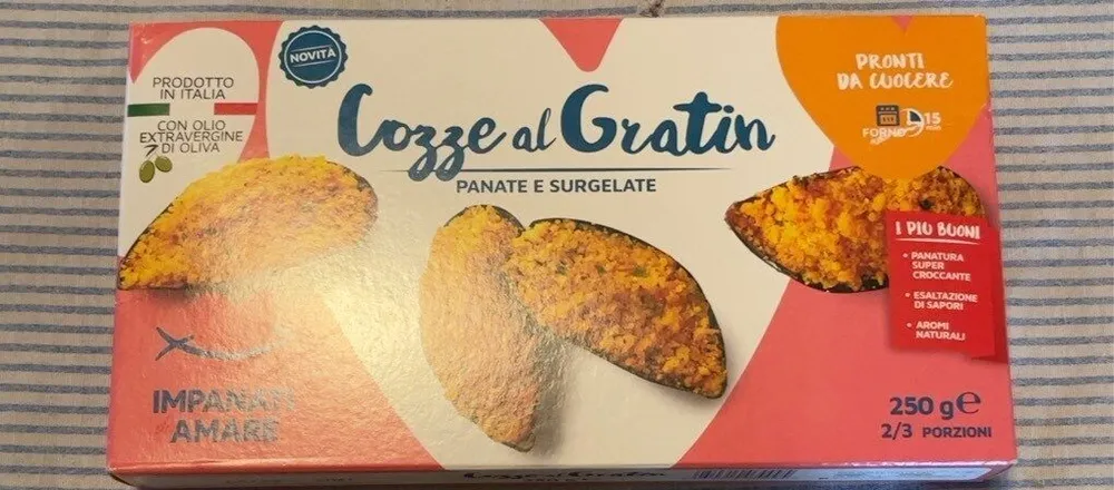 Cozze al gratin