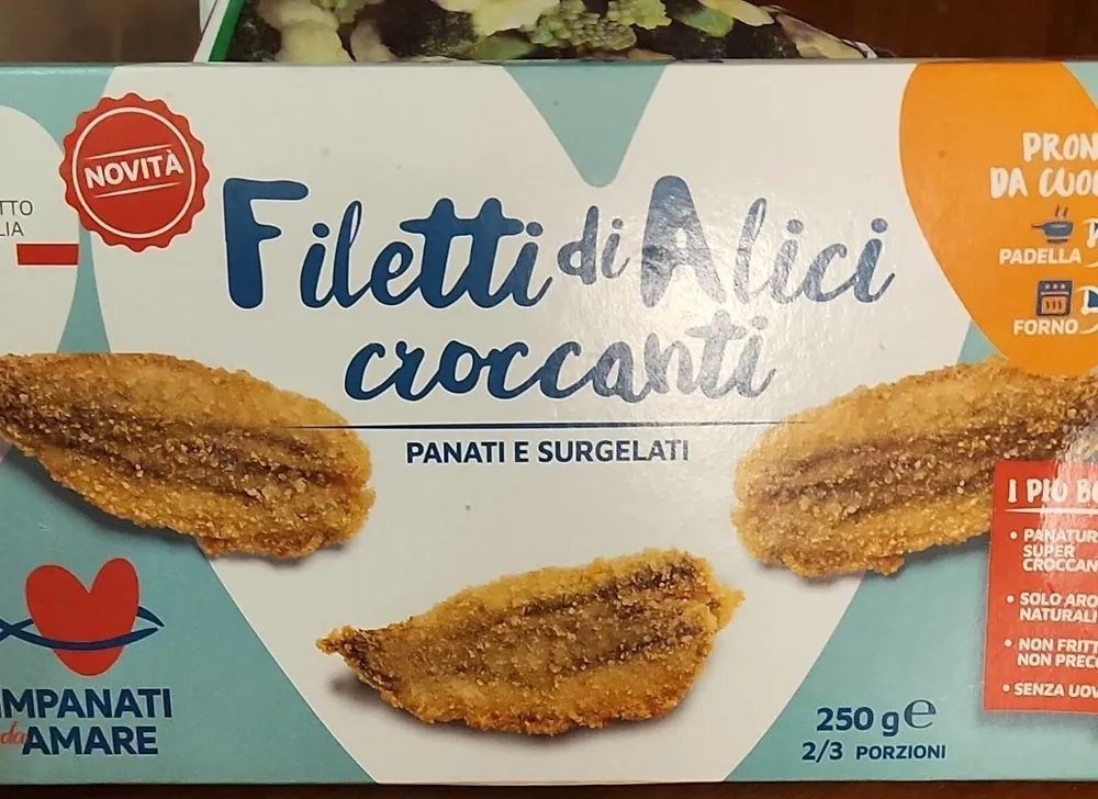 Filetti di alici croccanti