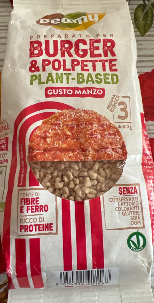 Preparati per Burger & Polpette Plant-Based Gusto Manzo