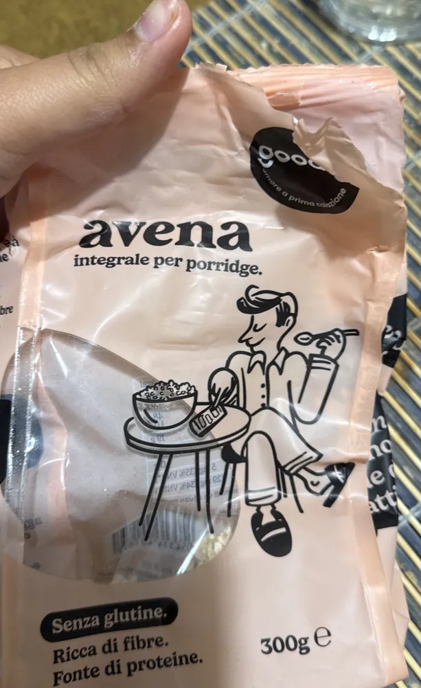 Avena integrale per porridge
