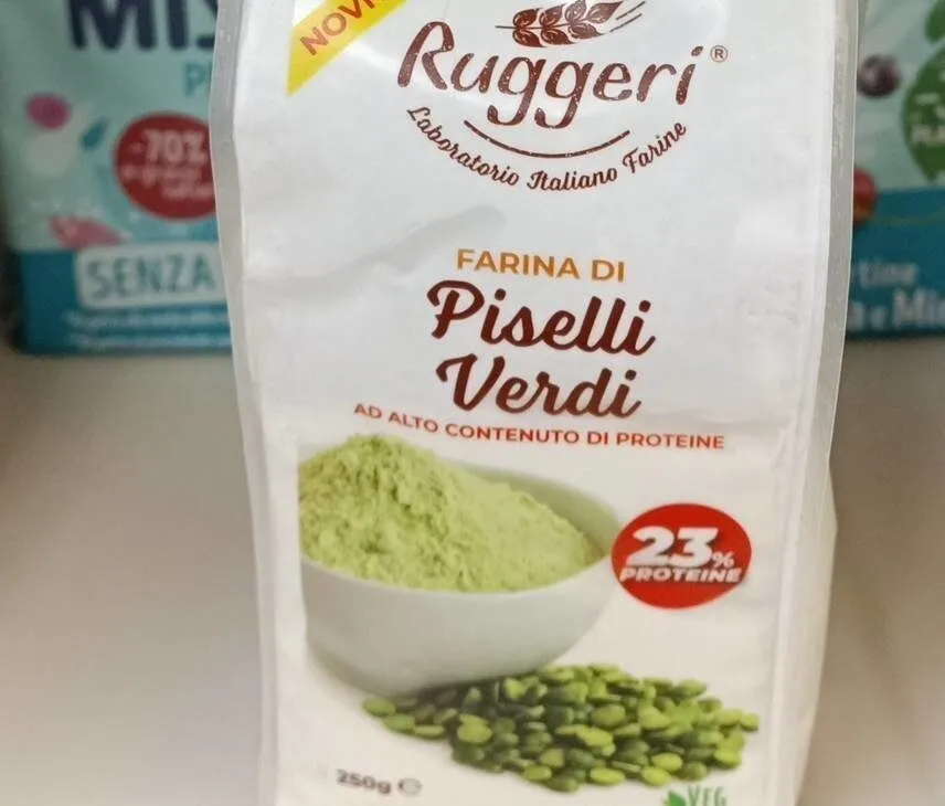 Farina di piselli verdi