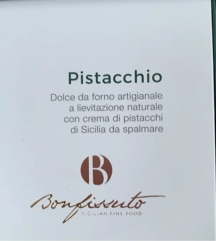 Panettone al pistacchio