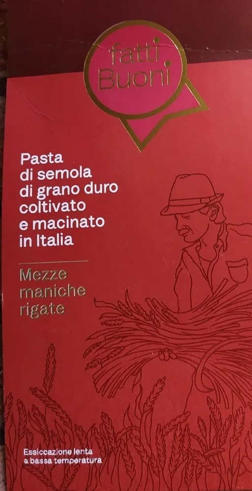 Pasta di semola di grano duro coltivato e macinato in Italia