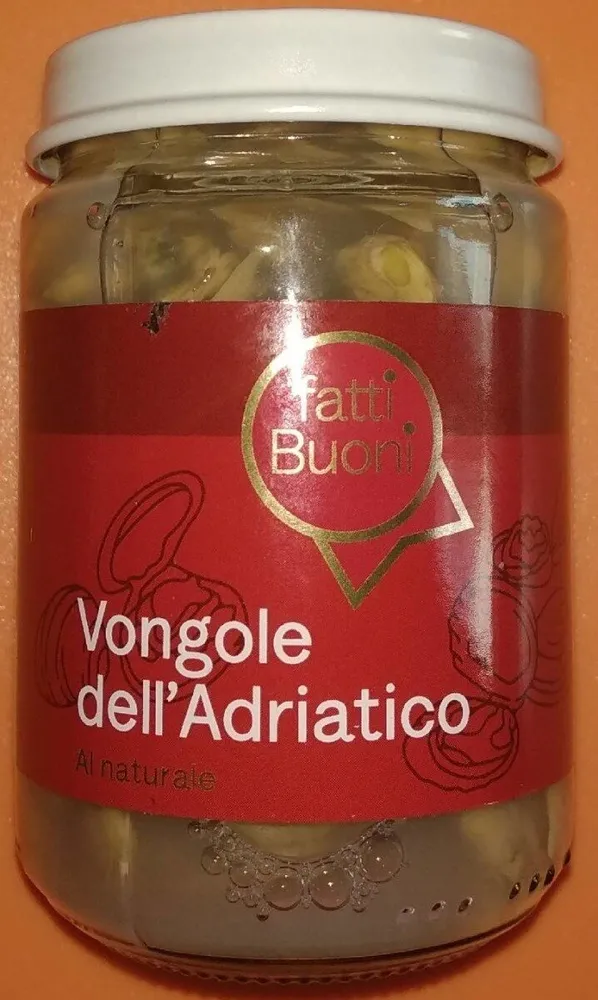 Vongole dell'Adriatico al naturale