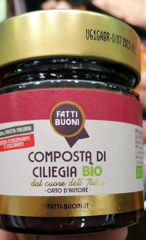 Composta di ciliegia bio
