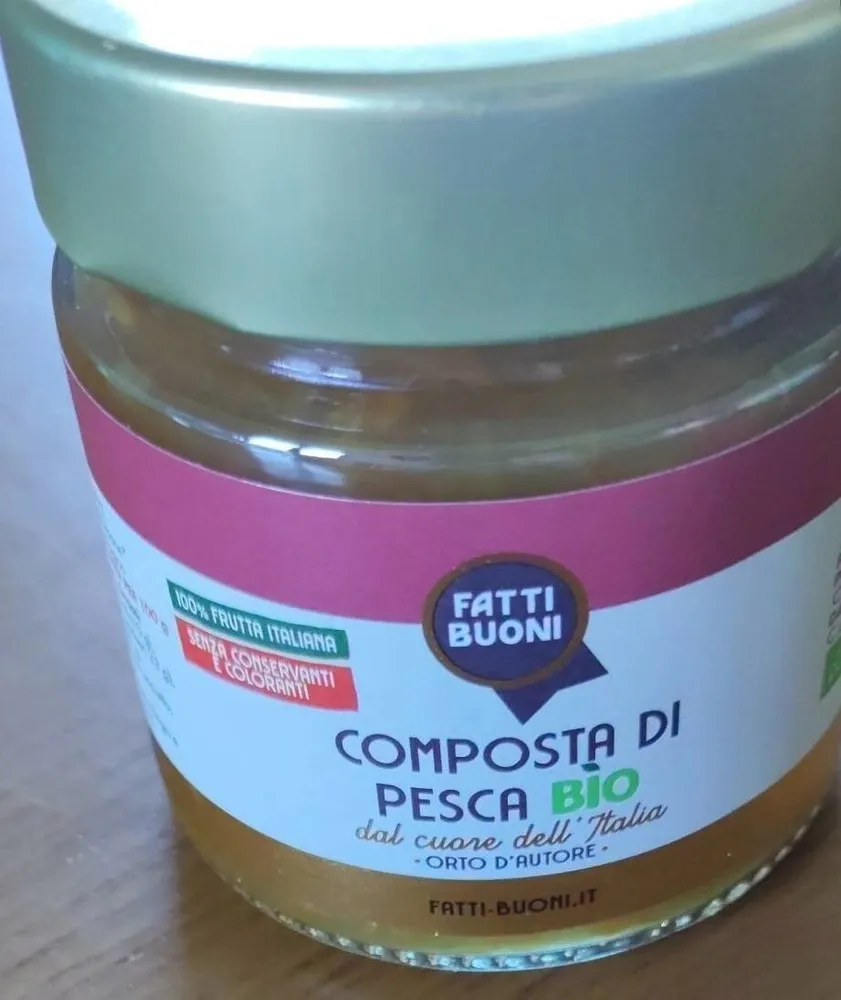 Composta di pesca bio