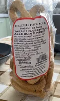 Taralli caserecci alle olive nere