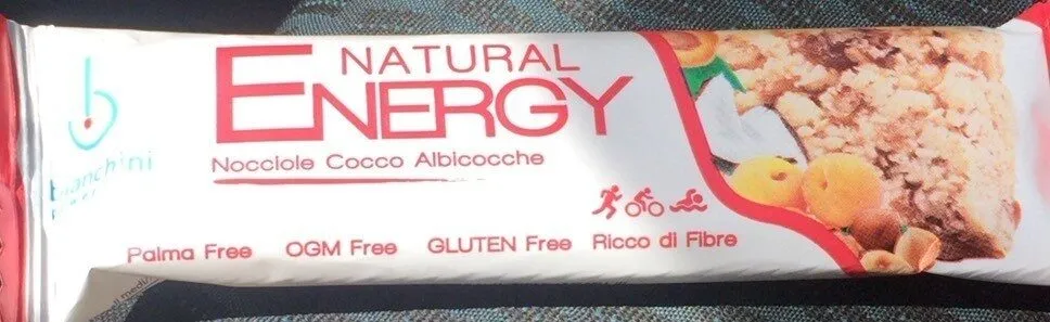 Natural  energy - nocciole cocco albicocche