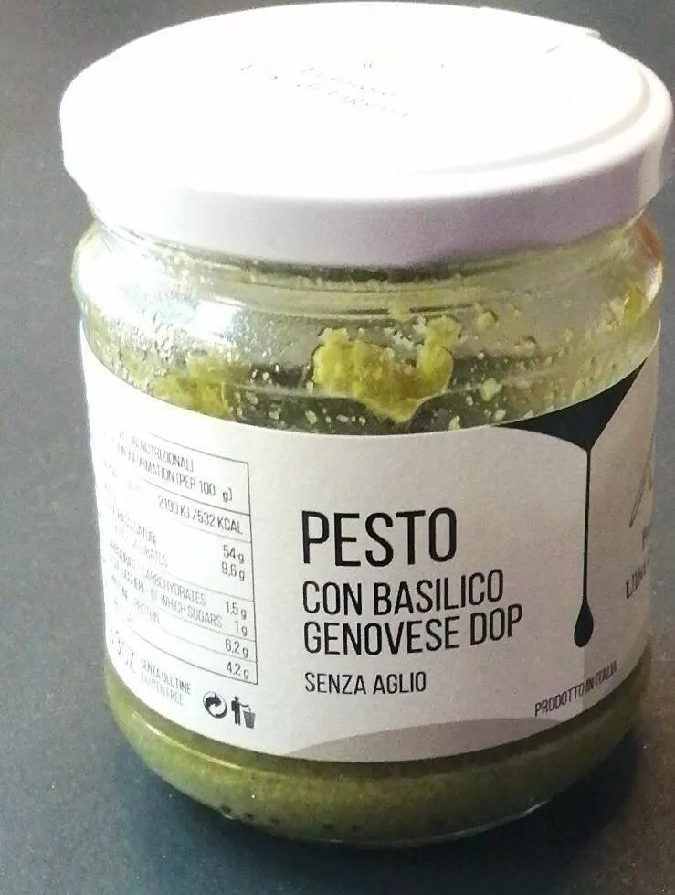 Pesto con basilico genovese dop