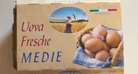 Uova fresche medie