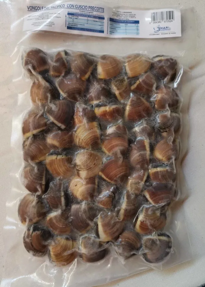 Vongole del Pacifico con Guscio Precotto