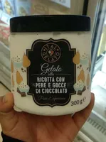 ricotta con Pere e gocce de cioccolato