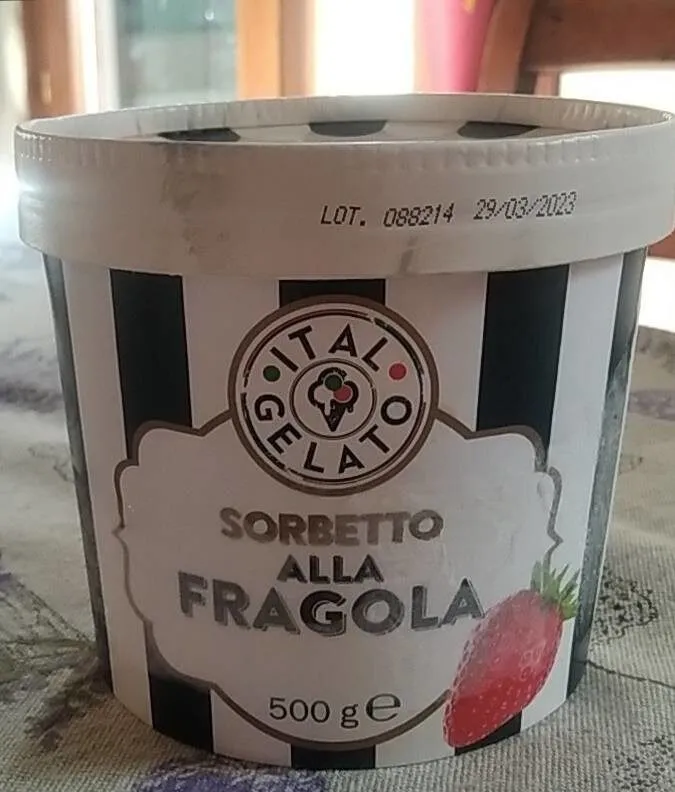 Sorbetto alla fragola