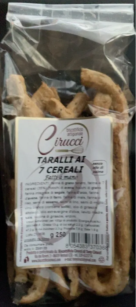Taralli ai 7 cereali