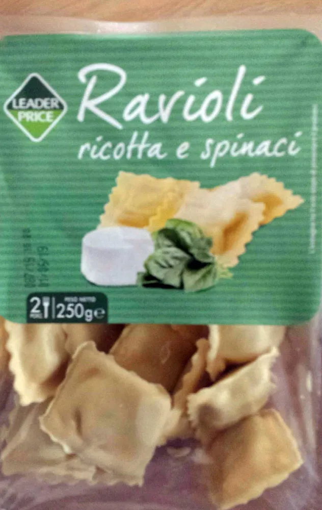 Ravioli ricotta e spinaci