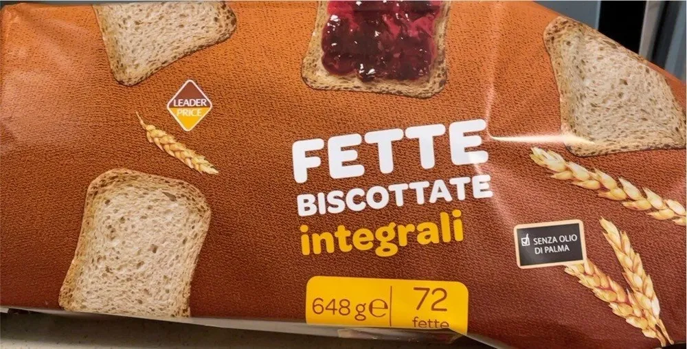 Fette biscottate integrali