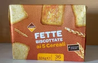 Fette biscottate ai 5 cereali