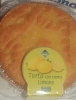 Torta con crema di limone