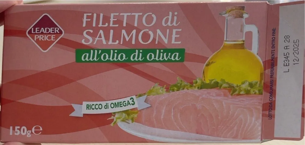 Filetto di salmone olio di oliva