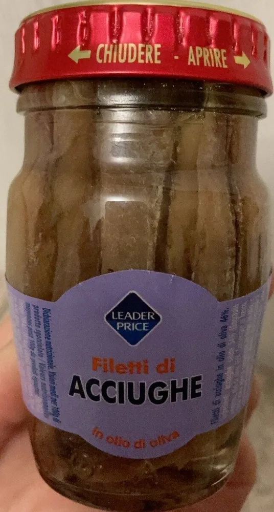 Filetti di acciughe