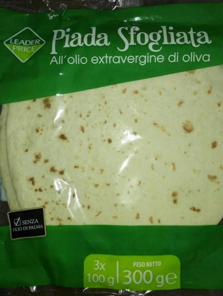 Piada sfogliata all'Evo